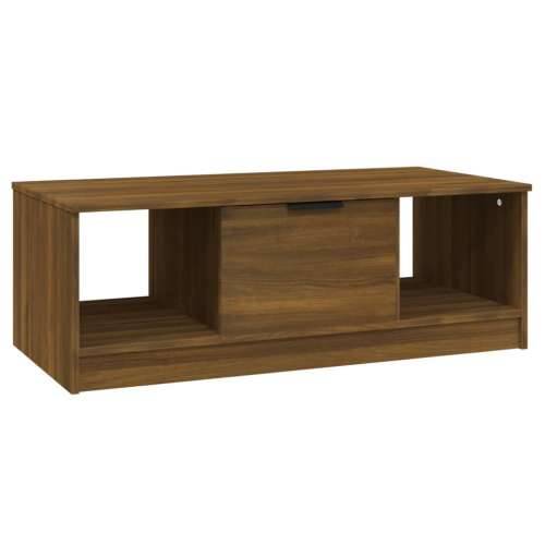 Stolić za kavu Smeđa hrasta 102x50x36 cm konstruirano drvo - Smeđi hrast 1 Cijena