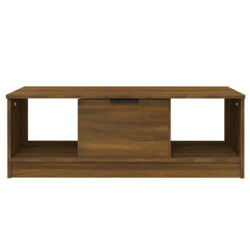Stolić za kavu Smeđa hrasta 102x50x36 cm konstruirano drvo - Smeđi hrast 1 Cijena
