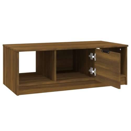 Stolić za kavu Smeđa hrasta 102x50x36 cm konstruirano drvo - Smeđi hrast 1 Cijena