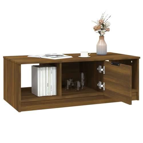 Stolić za kavu Smeđa hrasta 102x50x36 cm konstruirano drvo - Smeđi hrast 1 Cijena