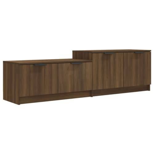 TV ormarić boja smeđeg hrasta 158,5x36x45cm konstruirano drvo - Smeđi hrast 1 Cijena