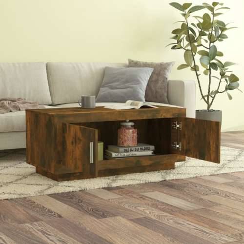Stolić za kavu boja hrasta 102x50x45 cm konstruirano drvo - Dimljeni hrast 1 Cijena