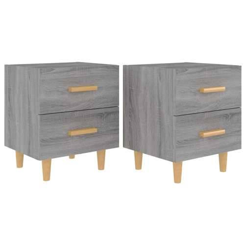 Noćni ormarići 2 kom boja hrasta sonome 40x35x47,5 cm - Sivi hrast sonoma 2 Cijena