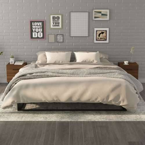 Noćni ormarići 2 kom boja smeđi hrasta 40 x 35 x 47,5 cm - Smeđi hrast 2 Cijena