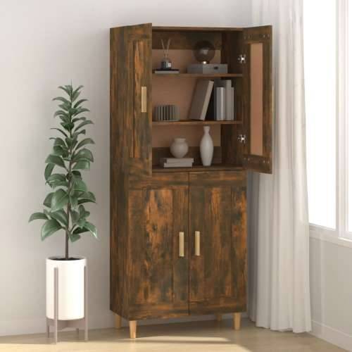Komoda boja dimljenog hrasta 69,5x34x90 cm konstruirano drvo - Dimljeni hrast 1 Cijena