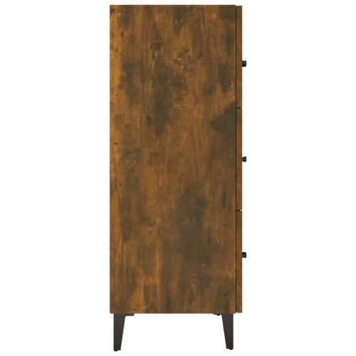 Komoda boja dimljenog hrasta 69,5x34x90 cm konstruirano drvo - Dimljeni hrast 1 Cijena