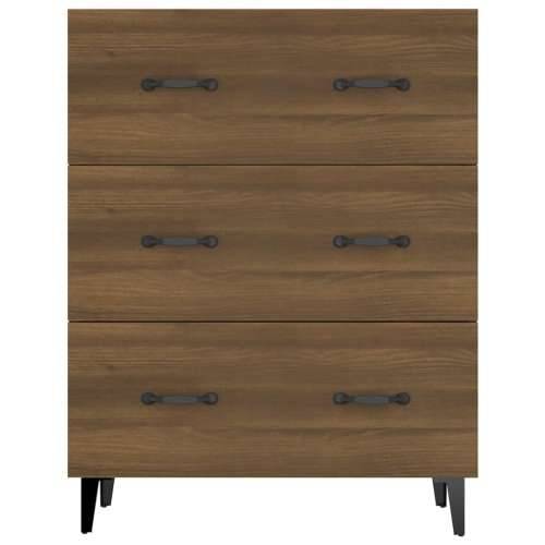 Komoda boja smeđeg hrasta 69,5x34x90 cm od konstruiranog drva - Smeđi hrast 1 Cijena