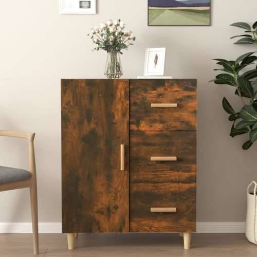 Komoda boja dimljenog hrasta 69,5x34x90 cm konstruirano drvo - Dimljeni hrast 1 Cijena