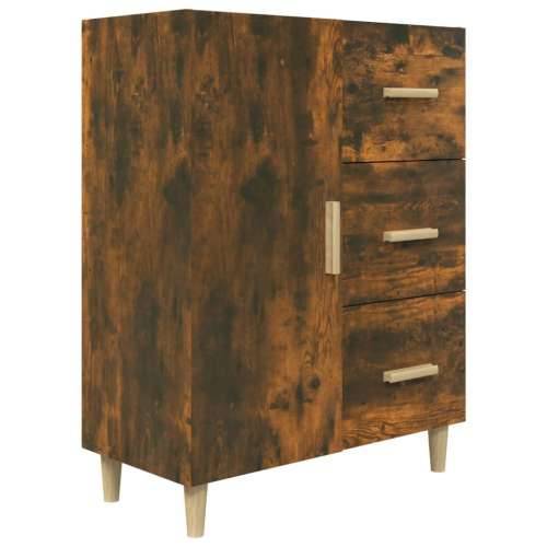 Komoda boja dimljenog hrasta 69,5x34x90 cm konstruirano drvo - Dimljeni hrast 1 Cijena