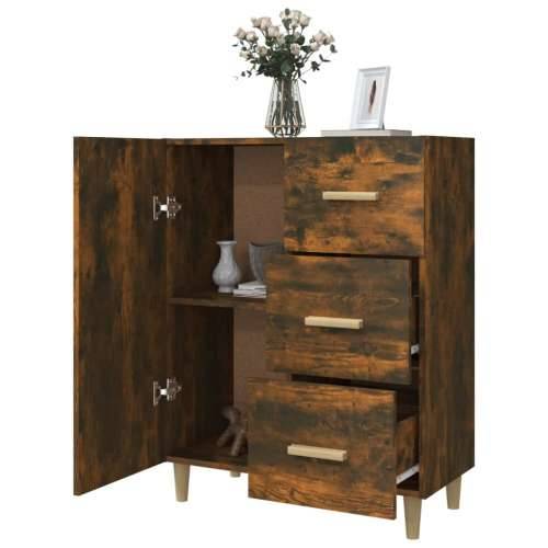 Komoda boja dimljenog hrasta 69,5x34x90 cm konstruirano drvo - Dimljeni hrast 1 Cijena