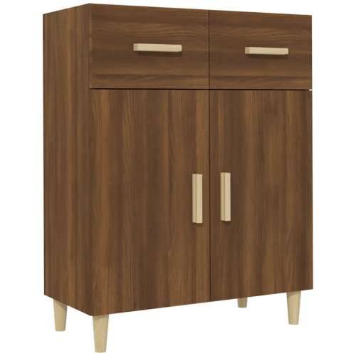 Komoda boja smeđeg hrasta 69,5x34x90 cm od konstruiranog drva - Smeđi hrast 1 Cijena