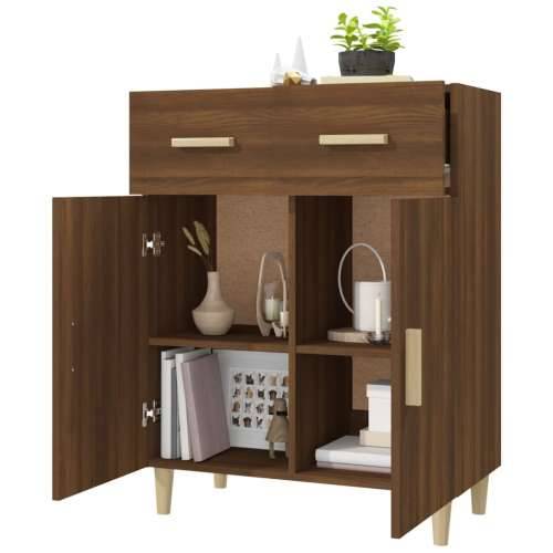 Komoda boja smeđeg hrasta 69,5x34x90 cm od konstruiranog drva - Smeđi hrast 1 Cijena