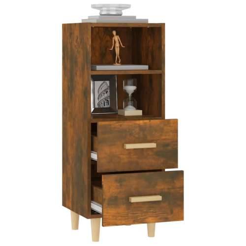 Komoda boja dimljenog hrasta 34,5x34x90 cm konstruirano drvo - Dimljeni hrast 1 Cijena