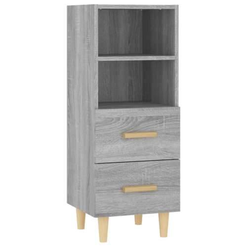 Komoda boja hrasta sonome 34,5x34x90 cm od konstruiranog drva - Sivi hrast sonoma 1 Cijena