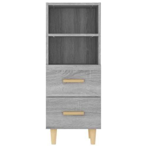 Komoda boja hrasta sonome 34,5x34x90 cm od konstruiranog drva - Sivi hrast sonoma 1 Cijena