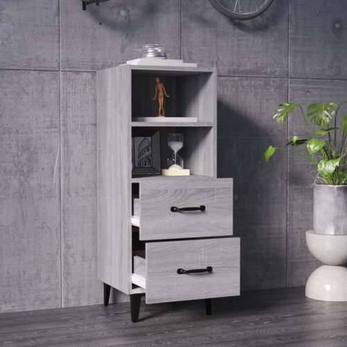 Komoda boja hrasta sonome 34,5x34x90 cm od konstruiranog drva - Sivi hrast sonoma 1 Cijena