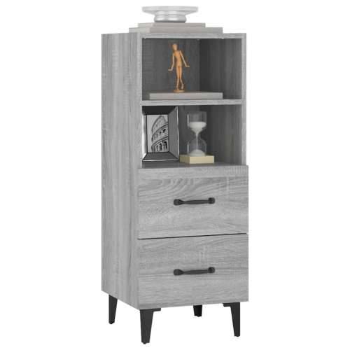 Komoda boja hrasta sonome 34,5x34x90 cm od konstruiranog drva - Sivi hrast sonoma 1 Cijena