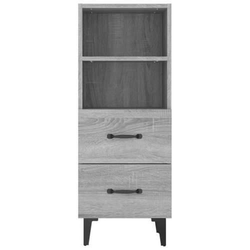 Komoda boja hrasta sonome 34,5x34x90 cm od konstruiranog drva - Sivi hrast sonoma 1 Cijena