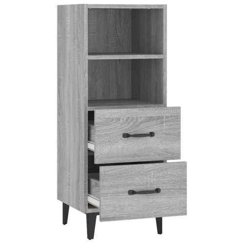 Komoda boja hrasta sonome 34,5x34x90 cm od konstruiranog drva - Sivi hrast sonoma 1 Cijena