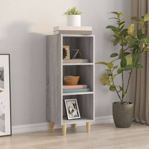 Komoda boja hrasta sonome 34,5x32,5x90 cm konstruirano drvo - Sivi hrast sonoma 1 Cijena