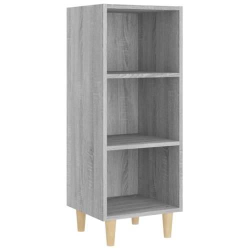 Komoda boja hrasta sonome 34,5x32,5x90 cm konstruirano drvo - Sivi hrast sonoma 1 Cijena