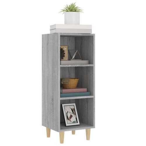 Komoda boja hrasta sonome 34,5x32,5x90 cm konstruirano drvo - Sivi hrast sonoma 1 Cijena