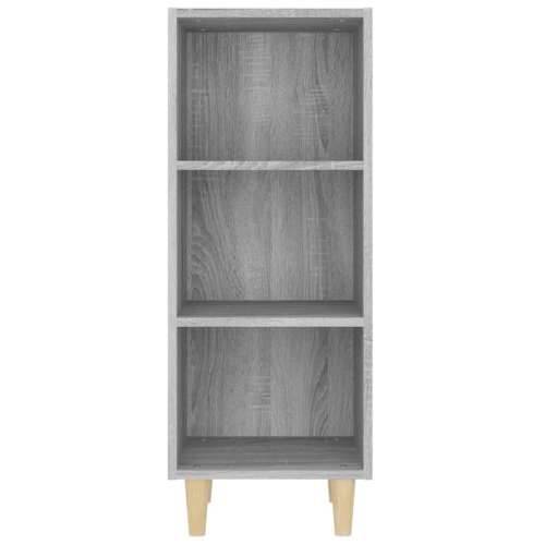 Komoda boja hrasta sonome 34,5x32,5x90 cm konstruirano drvo - Sivi hrast sonoma 1 Cijena