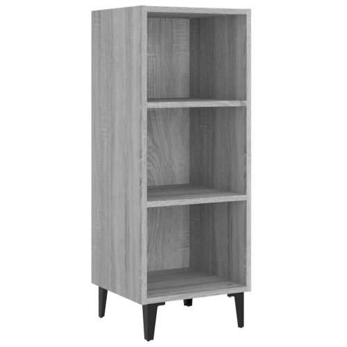 Komoda boja hrasta sonome 34,5x32,5x90 cm konstruirano drvo - Sivi hrast sonoma 1 Cijena