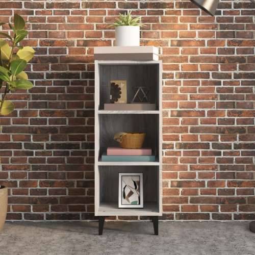 Komoda boja hrasta sonome 34,5x32,5x90 cm konstruirano drvo - Sivi hrast sonoma 1 Cijena