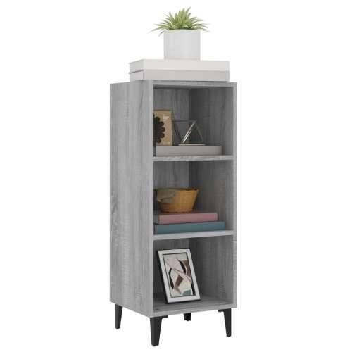 Komoda boja hrasta sonome 34,5x32,5x90 cm konstruirano drvo - Sivi hrast sonoma 1 Cijena