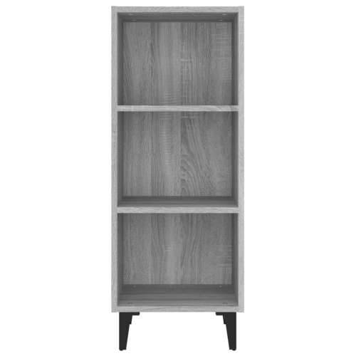 Komoda boja hrasta sonome 34,5x32,5x90 cm konstruirano drvo - Sivi hrast sonoma 1 Cijena