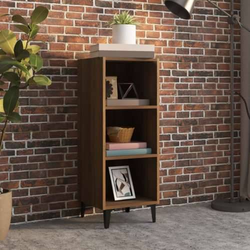 Komoda boja smeđeg hrasta 34,5x32,5x90 cm od konstruiranog drva - Smeđi hrast 1 Cijena