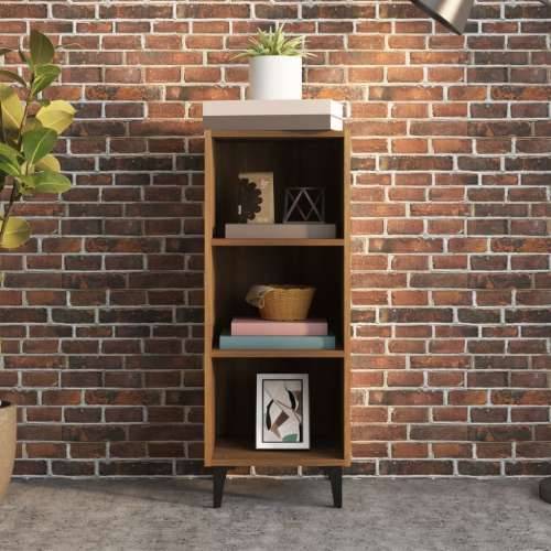 Komoda boja smeđeg hrasta 34,5x32,5x90 cm od konstruiranog drva - Smeđi hrast 1 Cijena