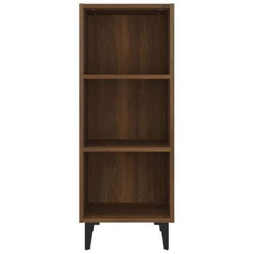 Komoda boja smeđeg hrasta 34,5x32,5x90 cm od konstruiranog drva - Smeđi hrast 1 Cijena