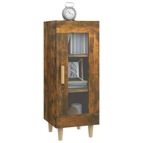 Komoda boja dimljenog hrasta 34,5x34x90 cm konstruirano drvo - Dimljeni hrast 1 Cijena