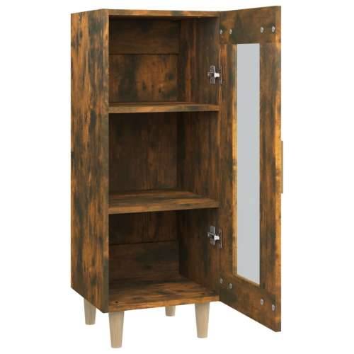Komoda boja dimljenog hrasta 34,5x34x90 cm konstruirano drvo - Dimljeni hrast 1 Cijena