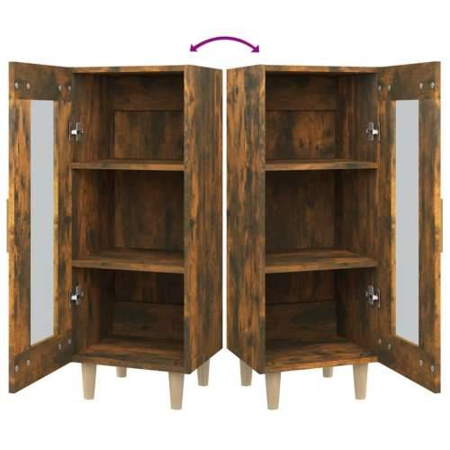 Komoda boja dimljenog hrasta 34,5x34x90 cm konstruirano drvo - Dimljeni hrast 1 Cijena
