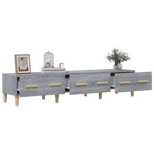 TV ormarić boja hrasta sonoma 150x34,5x30 cm konstruirano drvo - Sivi hrast sonoma 1 Cijena