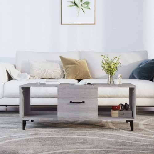 Stolić za kavu boja hrasta 102x50x40 cm konstruirano drvo - Sivi hrast sonoma 1 Cijena