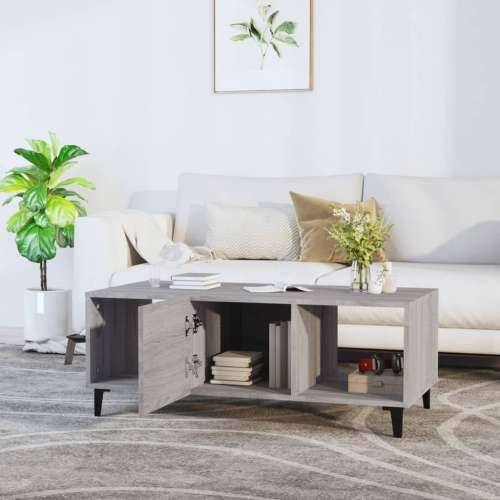 Stolić za kavu boja hrasta 102x50x40 cm konstruirano drvo - Sivi hrast sonoma 1 Cijena