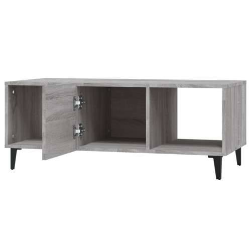 Stolić za kavu boja hrasta 102x50x40 cm konstruirano drvo - Sivi hrast sonoma 1 Cijena