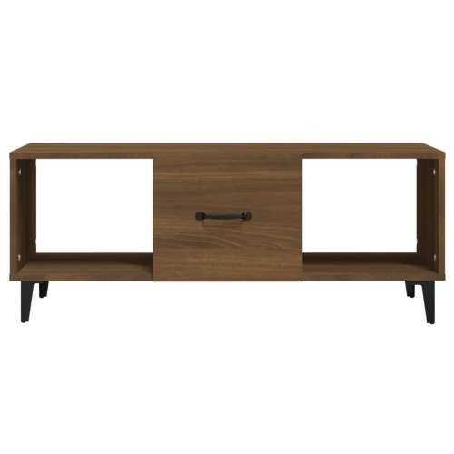 Stolić za kavu boja smeđeg hrasta 102x50x40cm konstruirano drvo - Smeđi hrast 1 Cijena