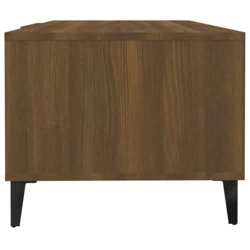 Stolić za kavu boja smeđeg hrasta 102x50x40cm konstruirano drvo - Smeđi hrast 1 Cijena