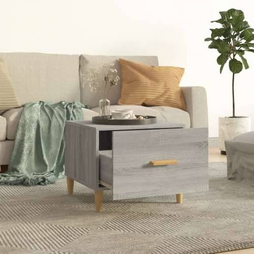 Stolići za kavu 2 kom boja hrast 50x50x40 cm konstruirano drvo - Sivi hrast sonoma 2 Cijena