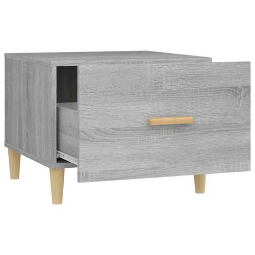 Stolići za kavu 2 kom boja hrast 50x50x40 cm konstruirano drvo - Sivi hrast sonoma 2 Cijena