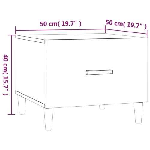 Stolići za kavu 2 kom boja hrast 50x50x40 cm konstruirano drvo - Sivi hrast sonoma 2 Cijena