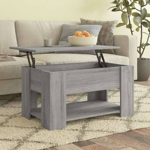 Stolić za kavu siva boja hrasta 79x49x41 cm konstruirano drvo - Sivi hrast sonoma 79 x 49 x 42.5 cm 1 Cijena