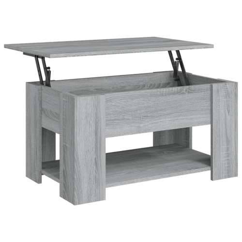 Stolić za kavu siva boja hrasta 79x49x41 cm konstruirano drvo - Sivi hrast sonoma 79 x 49 x 42.5 cm 1 Cijena