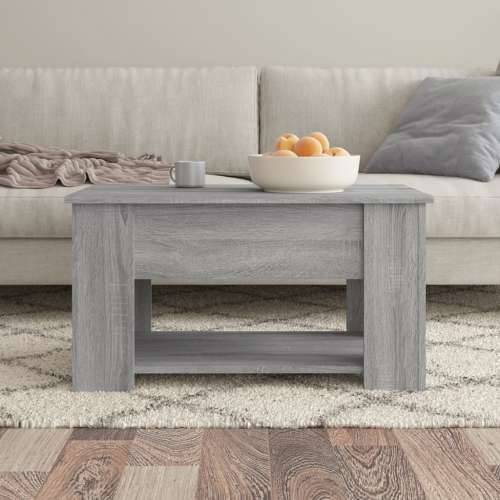 Stolić za kavu siva boja hrasta 79x49x41 cm konstruirano drvo - Sivi hrast sonoma 79 x 49 x 42.5 cm 1 Cijena