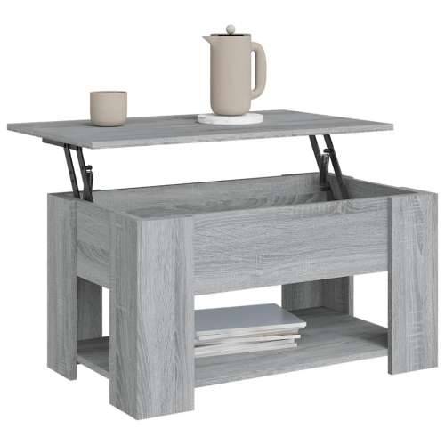 Stolić za kavu siva boja hrasta 79x49x41 cm konstruirano drvo - Sivi hrast sonoma 79 x 49 x 42.5 cm 1 Cijena
